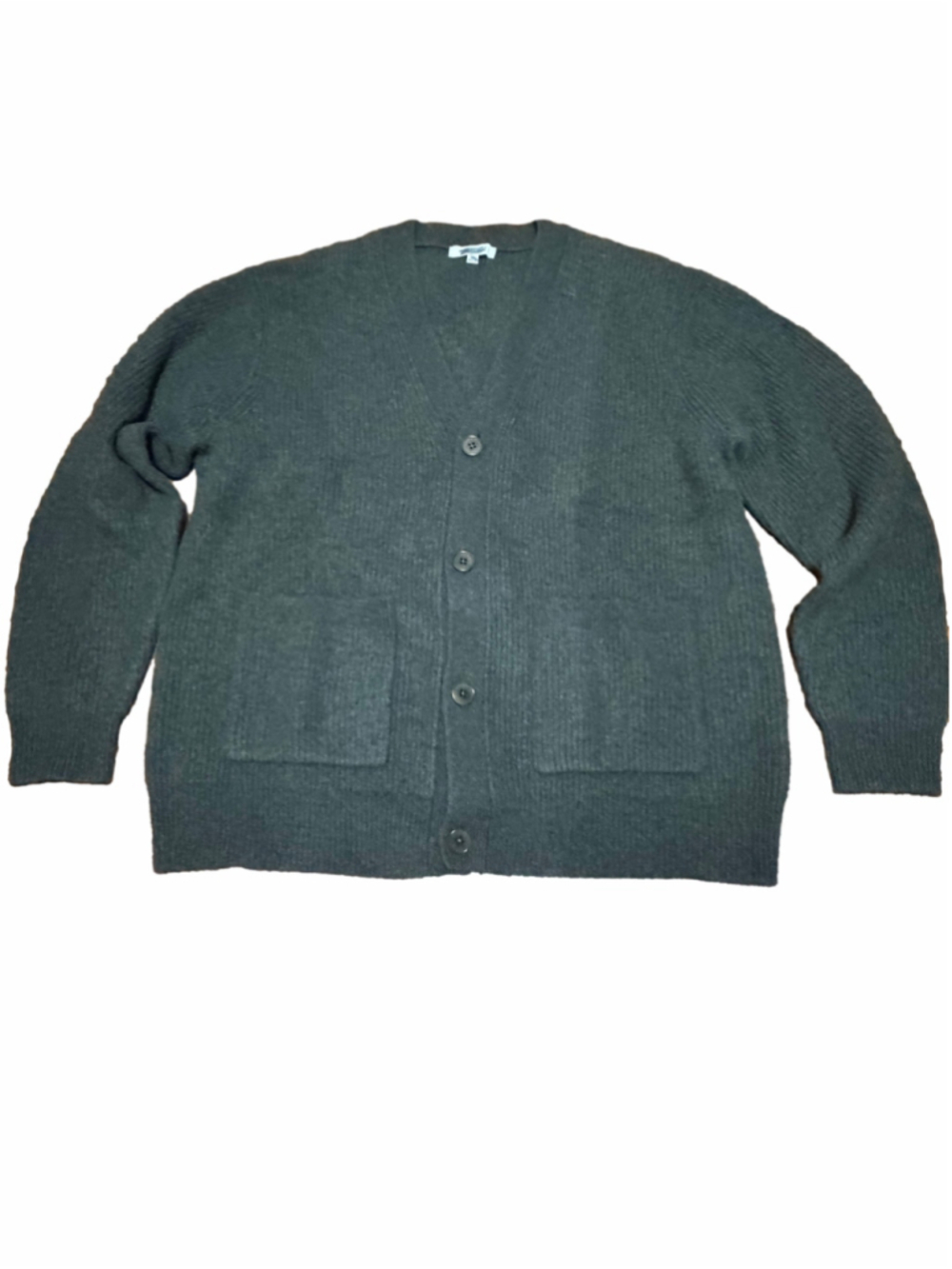 NWOT Madewell Cardigan in Heritage Merino Wool in large in gray